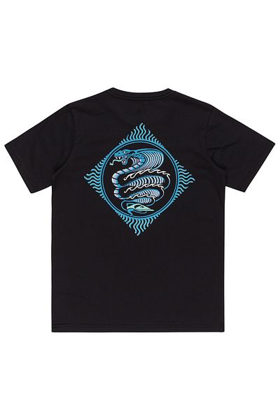 Quiksilver تي شيرت أزرق للأطفال للجنسين من Snake Charmer تي شيرت للأطفال للجنسين EQBZT04721