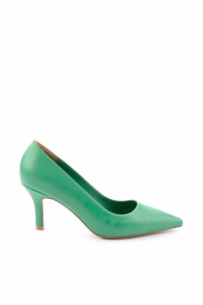 Bambi Green Women's Classic Heeled Shoes K01231304309