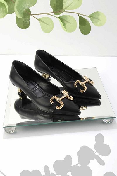 Bambi Black Women's Classic Heeled Shoes K01213361809
