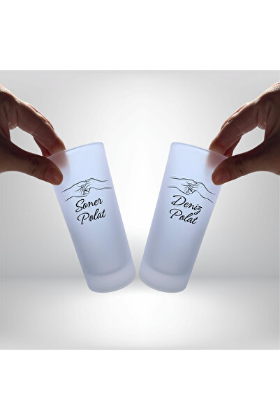 VRHediye Frosted Glass Cup - Hand Grip