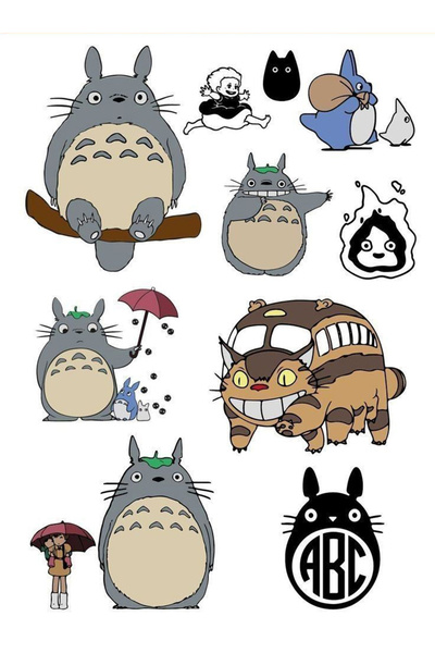 Buki'nin Atölyesi Totoro naljepnica za telefon, laptop, notebook, tablet, nal...