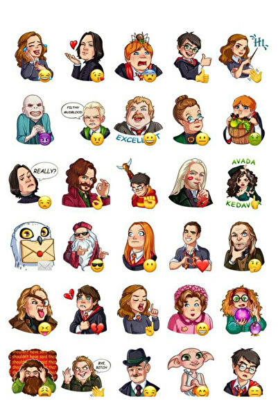 Buki'nin Atölyesi Autocolant Harry Potter Telefon Laptop Notebook Tabletă Cai...