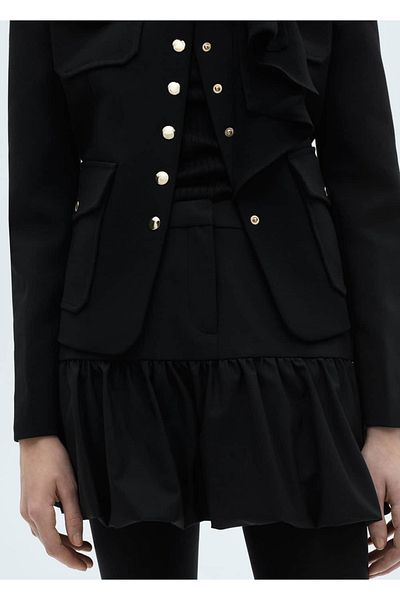 MANGO Woman Flounced Balloon Mini Skirt