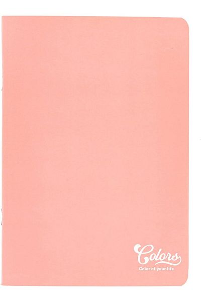 STOREMAX Sellbuystore Colors A4 80 Sheets Lined Notebook, Pink 1053513