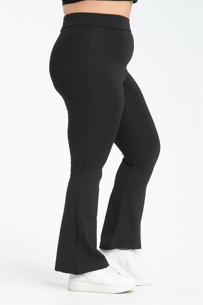 SERRAXXL Women's Diving / Scuba Fabric Flared Leg Trousers