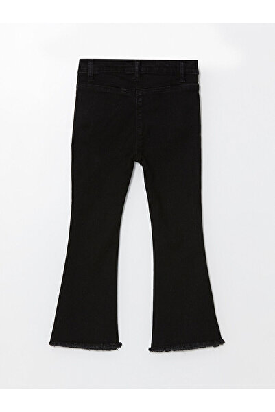 LC Waikiki Black Elastic Waist Girl's Jean Trousers