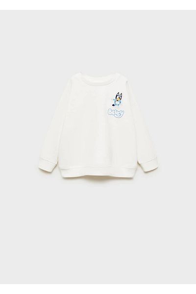 MANGO Baby Φούτερ με μπλε σχέδιο
