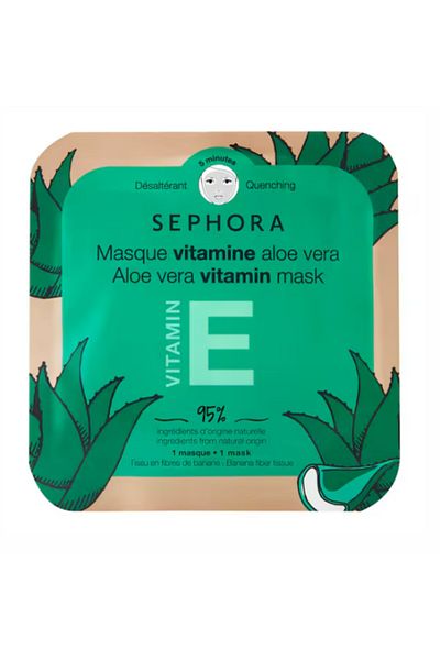 Sephora Beauty Face Mask - Moisturizing & Radiant Aloe Vera + Vitamin E