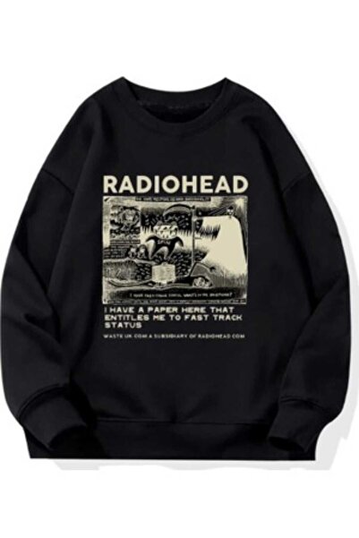 UNCİA OUTDOORS Radiohead Τυπωμένο Unisex Oversize Radiator