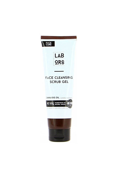 Labor8 LABOR8 Gel exfoliant pentru curățarea feței din cânepă 125 ml