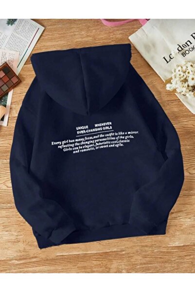 UNCİA OUTDOORS سويت شيرت بقلنسوة كبير الحجم للجنسين