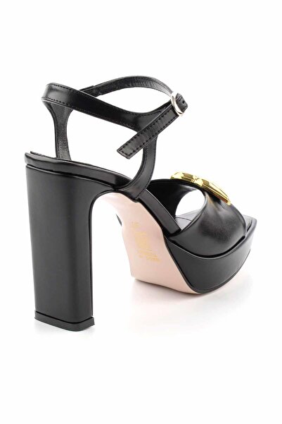 Bambi Metallic Black Women's Evening Dress Shoes K05211790609