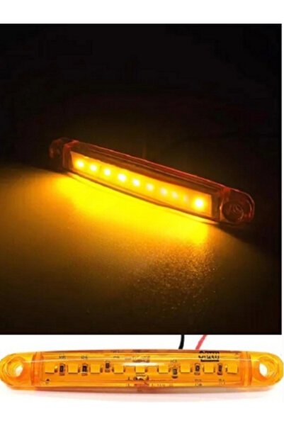 Genel Markalar 9LEDLİ DEKORATİF PARMAK LED SARI 12V-24V BÜYÜK