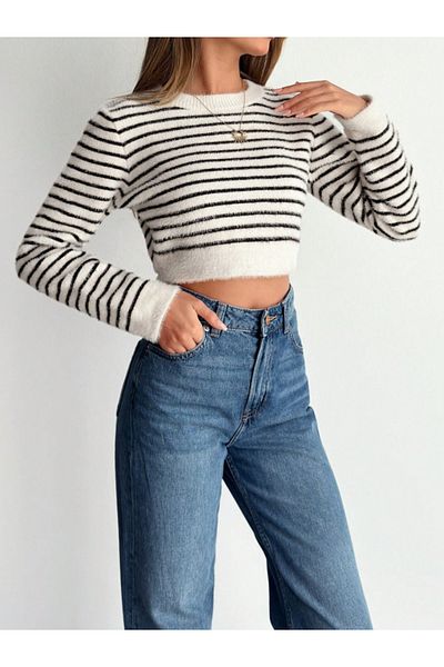 Kokosh moda Γυναικεία μακρυμάνικη πλεκτή μπλούζα με ζιβάγκο