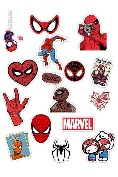 Sticksy Marvel Stickerphone Laptop Notebook Tablet Notebook Flask Sticker Sticker St722