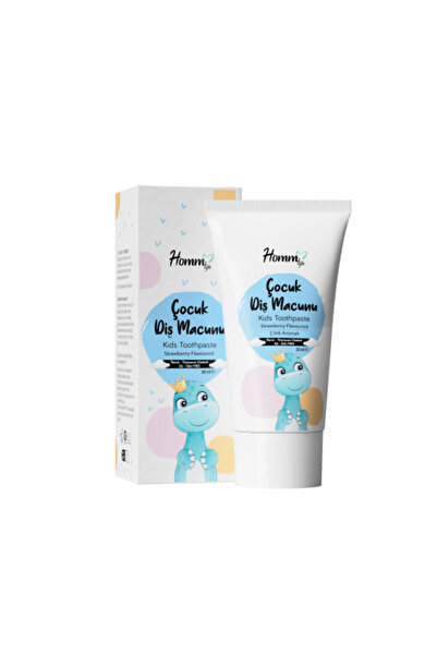 Homm Bitkisel ÇOCUK DİŞ MACUNU ÇİLEK AROMALI 50 ML