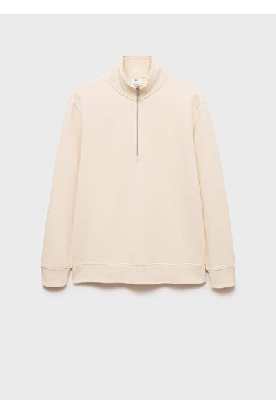MANGO Man Regular Kesim Fermuarlı Yaka Sweatshirt