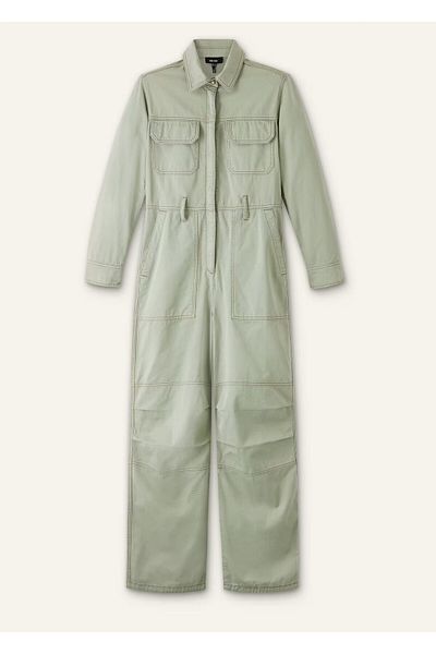 kalben outlet Women's Long Sleeve Jumpsuit |   Loose Fitting Comfortable and Fashionable Jumpsuit with Pockets