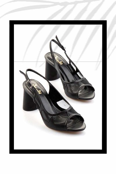 Bambi Black Women's Classic Heeled Shoes K01188204009