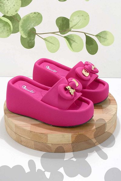 Bambi Fuchsia Stretch Women's Slippers K04503600417