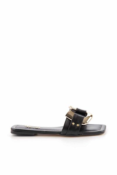 Bambi Women's Black Slippers K04156010709