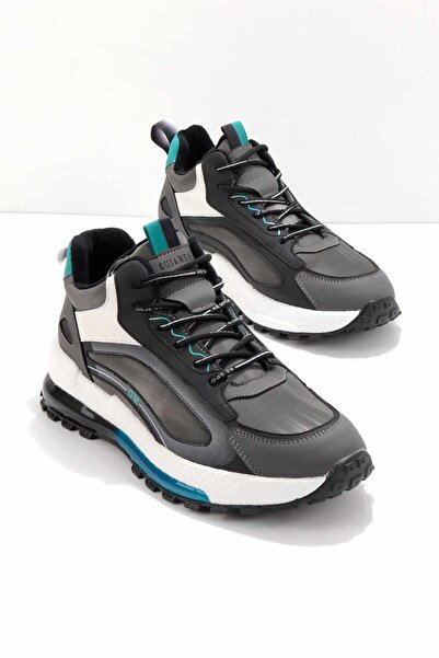 Guja Чоловічі кросівки з натуральної шкіри сірого кольору E01185523203