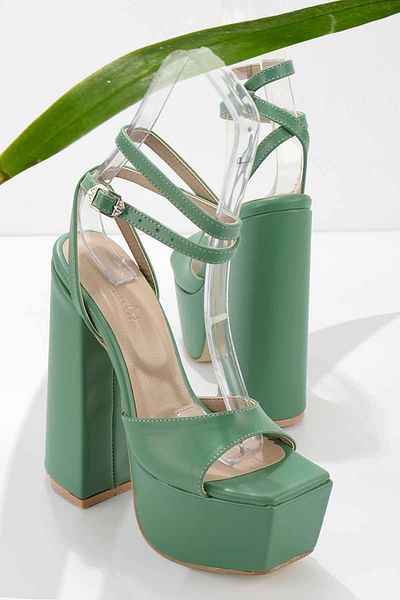 Bambi Grüne Damen-Abendschuhe K 05575030409