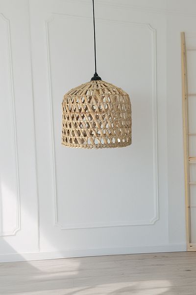 HAKİCİ Special Production Natural Handmade Wicker Chandelier