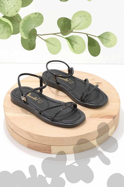 Bambi Women's Black Sandals K05956750209