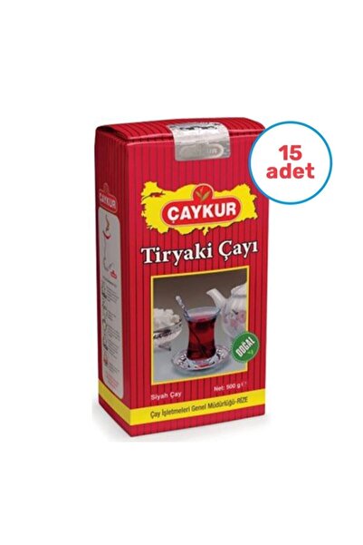 Çaykur Tiryaki Siyah Dökme Çay 15 x 500 G
