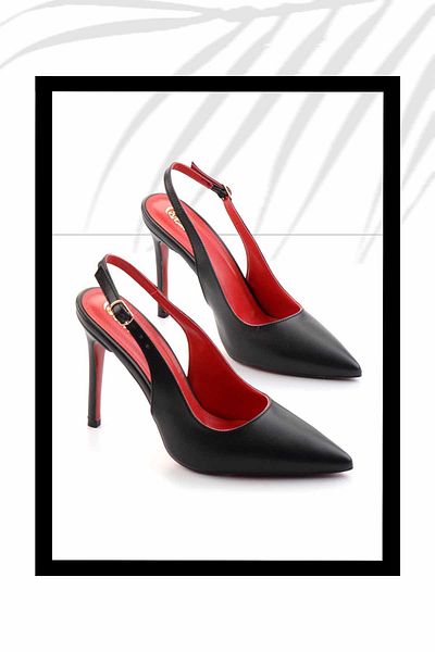 Bambi Black Women's Classic Heeled Shoes K01209630009