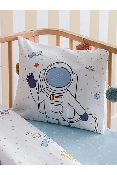 LC Waikiki 100% Cotton Astronaut Printed Baby Bedding Set 100 X 150 cm