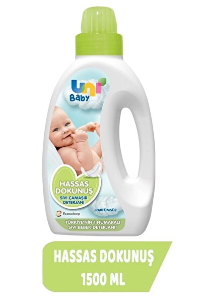 Uni Baby Hassas Dokunuş Çamaşır Deterjanı Sensitive 6 x 1500 ML