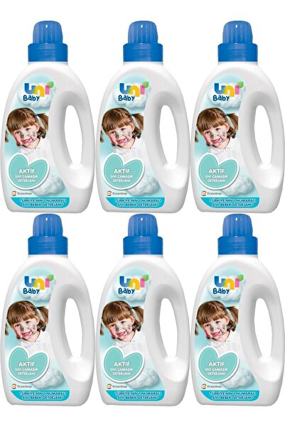 Uni Baby Aktif Sıvı Çamaşır Deterjanı 6 x 1500ml