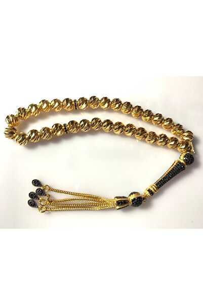 Tasarım Zirkon Taşlı Komple Gümüş 925 Ayar Tesbih