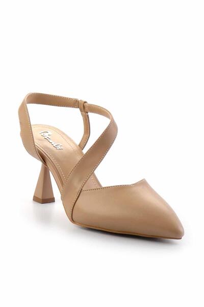 Bambi Nude Kadın Klasik Topuklu Ayakkabı K01397041009