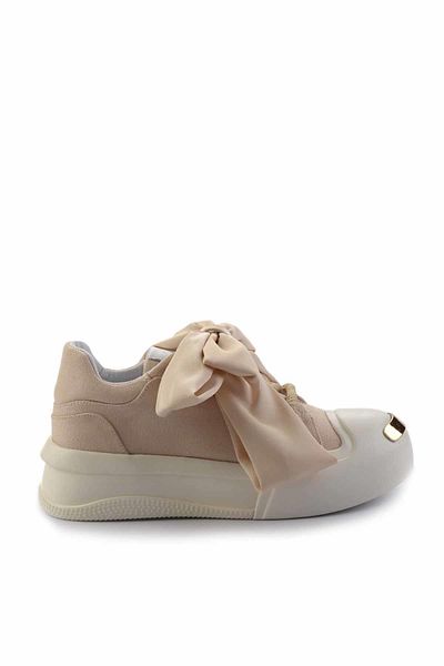 Bambi Beige Leinen Damen Sneaker K 01480002818