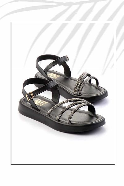 Bambi Women's Black Sandals K05311023009