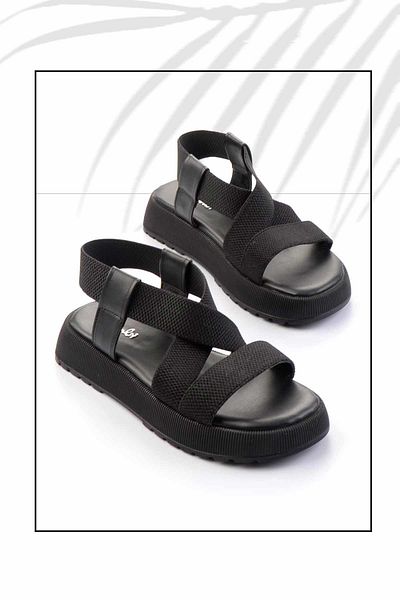 Bambi Women's Black Sandals K05397085009