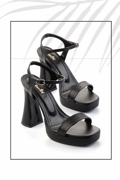 Bambi Black Women's Classic Heeled Shoes K05209555504