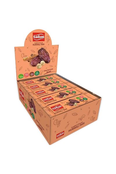 Tadım 40 Gr 20 Pieces Date Bar with Hazelnut & Cinnamon for Meals