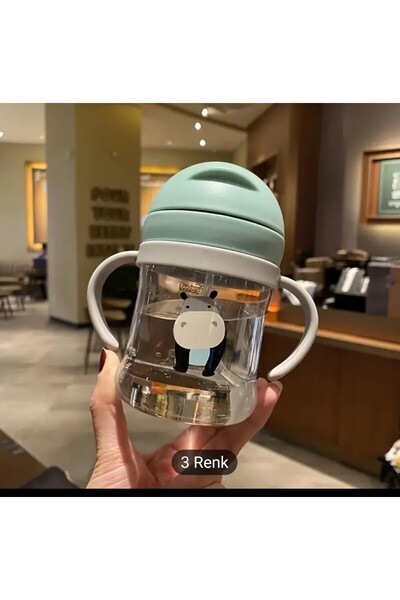 MİNİSSTORE Bebek çocuk akıtmaz damlatmaz suluk su şişesi matara 250 ml