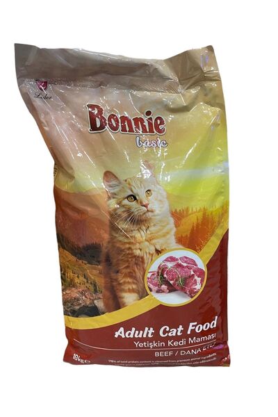 Bonnie DANA ETLİ YETİŞKİN KEDİ MAMASI 10 KG 1 ADET