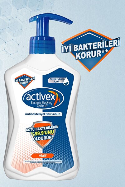 Activex Sıvı Sabun Aktif 3 x 500 ML