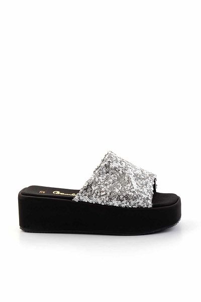 Bambi Lame Sequin Women's Slippers K04778300753