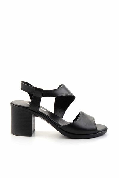 Bambi Pantofi clasici cu toc de damă din piele neagră K05717007503