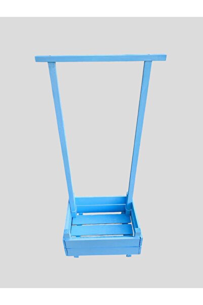 AYIŞIĞI DESİNG Ahşap kasa , Bebek Kırk Sepeti, Bebek Mavi, Hediyelik Ahşap Sepet