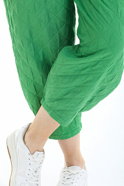 Reji Baggy Model Diamond Patterned Trousers