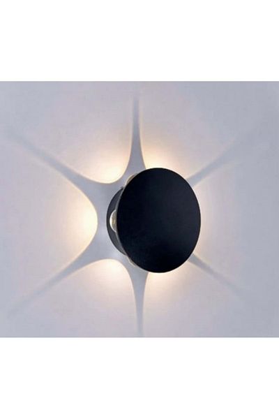 Horoz Bolero-6 6W 4200K Plastic Black Wall Lighting 076-076-0006 312140