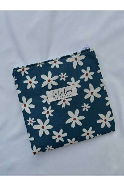 LA LA LAND İri Papatya Desen Küçük Boy Makyaj Çantası, Ped Çantası, Hijyenik ...